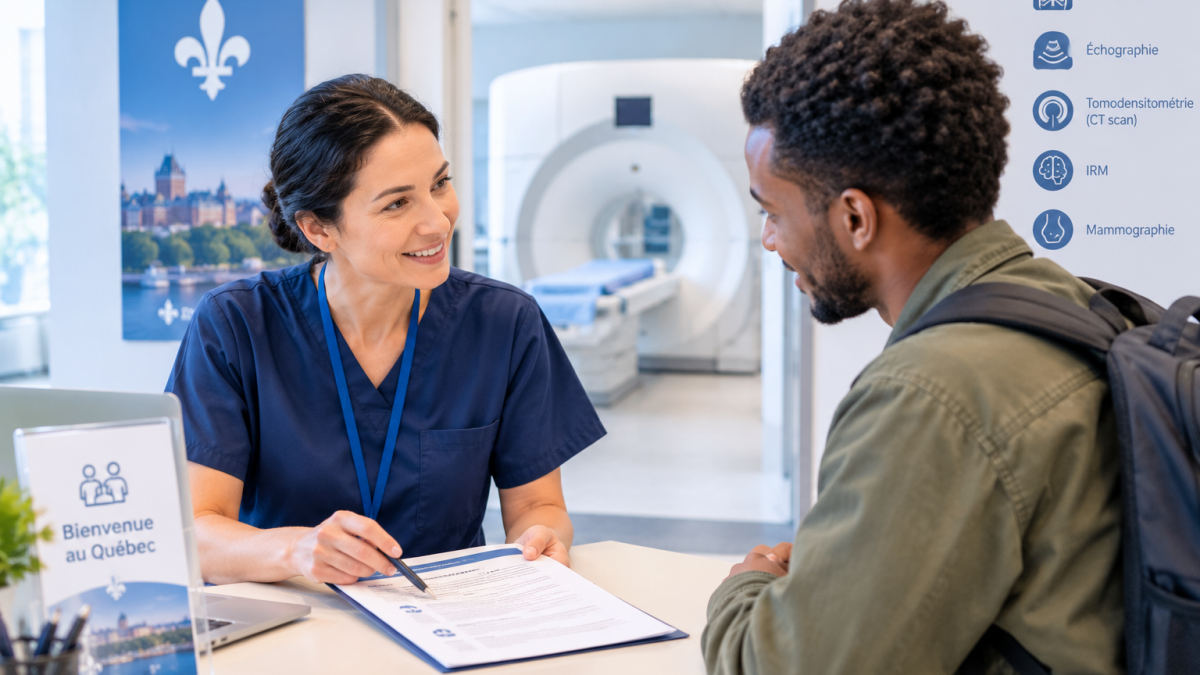 Accueil chaleureux en radiologie québécoise